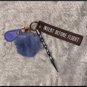 self defense key chain - sugar plum 🍭💜